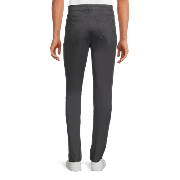 Men’s Relaxed 5 Pocket Prewashed Cotton Pants with Stretch - Picture 5 of 6